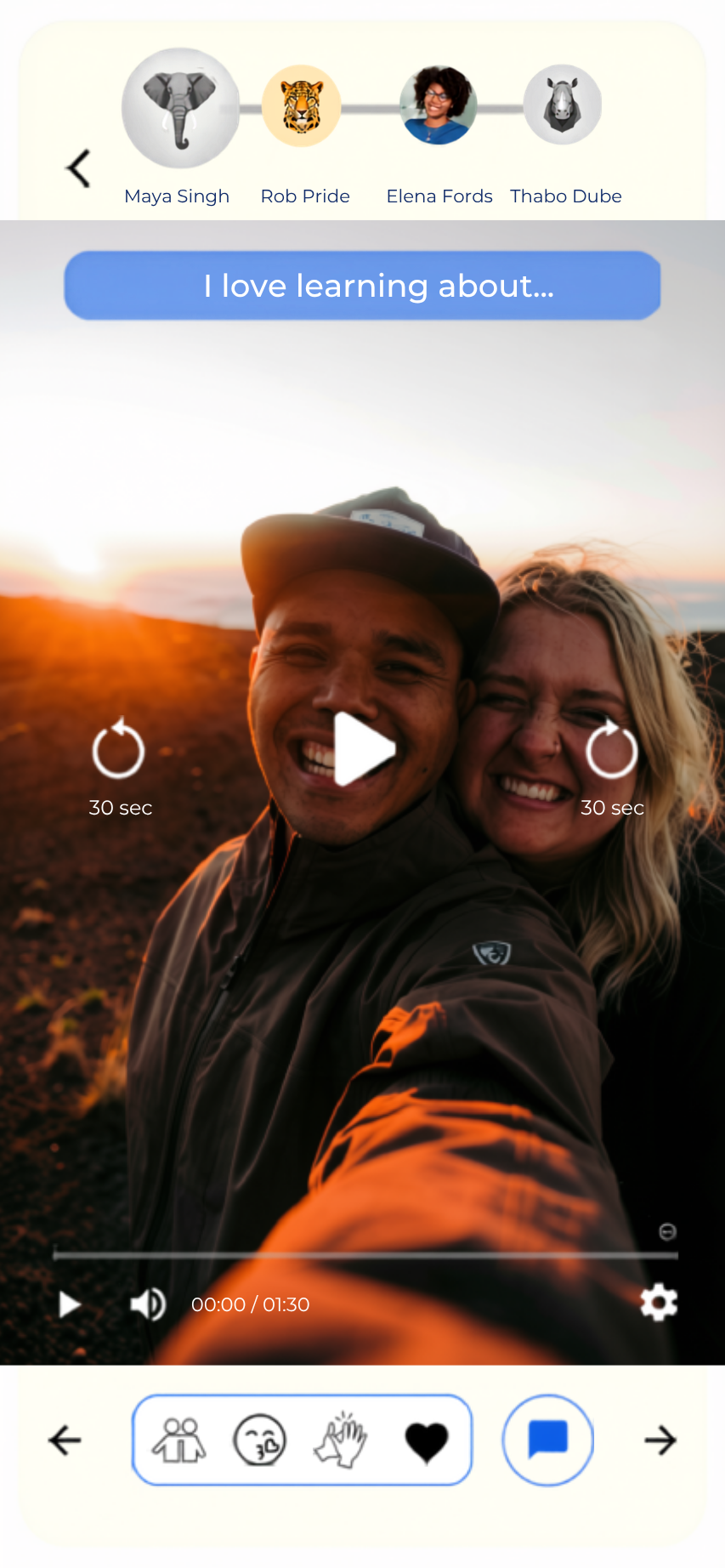 Watch the full story screen